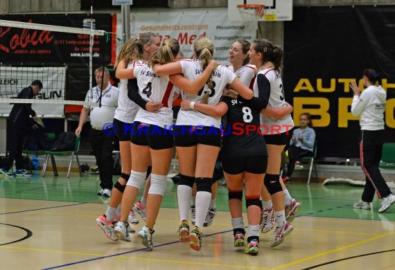 Volleyball Damen 3. Liga Süd SV Sinsheim gegen VC Wiesbaden-2 , 08.10.2016 (© Siegfried)